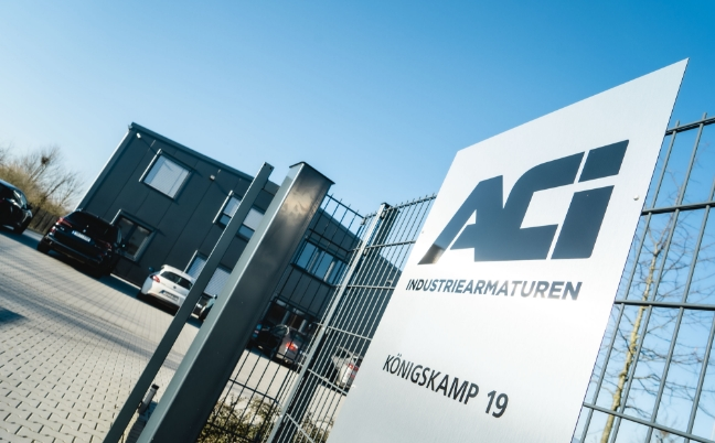 Haupteingang von ACI Industriearmaturen