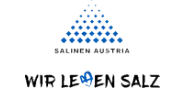 Eine blaue, stilisierte Pyramide aus Hexagonen über einem Symbol, das wie ein Gesicht aussieht.