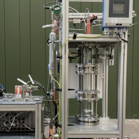 Tubular sight glass Hastelloy laboratory test