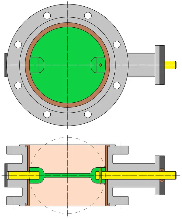 Butterfly valve – flanged