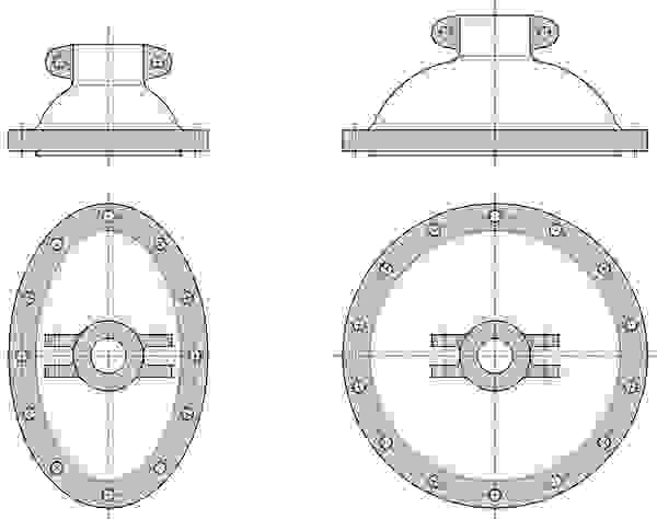 Oval and circular design