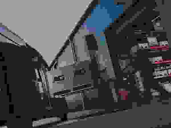 Loading a pallet into a Sprinter van