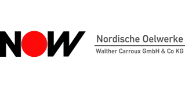 Le logo de Nordic Odenwerke avec un point rouge et du lettrage.