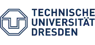Logo van de Technische Universiteit Dresden.